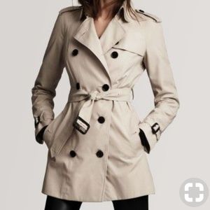 COACH Beige Trench Coat + Bag